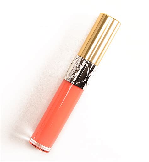 YSL Corail Trapeze (No. 204) Gloss Volupte Review 